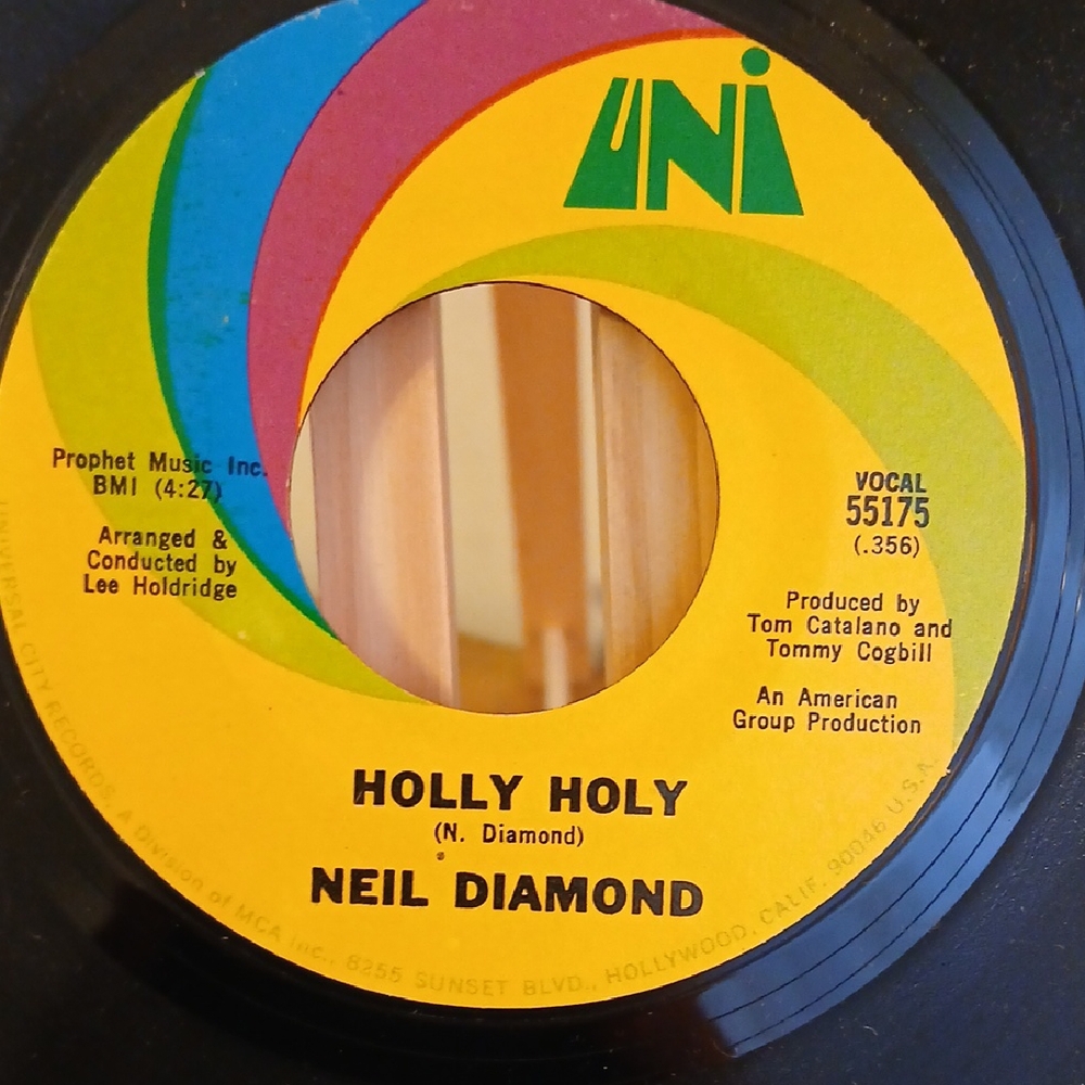 Neil Diamond - Holly Holy / Hurtin' You Don't Come Easy 45
